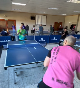 Villa La Angostura fue sede del Primer Encuentro Regional de Tenis de Mesa