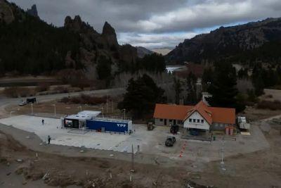 Confluencia Traful volvió a tener estación de servicio tras meses sin expendio de combustibles
