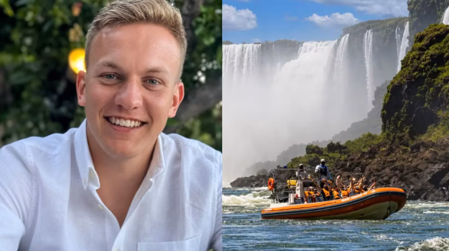 Quién era Mark Lensink, el joven arquitecto neerlandés que murió en un accidente en las Cataratas del Iguazú