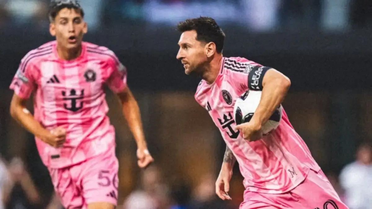 Con un doblete de Messi, Inter Miami le ganó a Atlético San Luis por la Leagues Cup