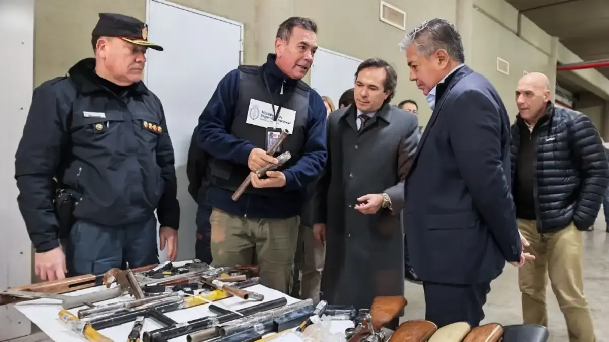 Destruirán más de 800 armas y 250 kilos de municiones secuestradas en investigaciones penales en Neuquén