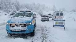 Rutas complicadas por la nieve y el hielo: extrema precaución para ingresar y salir de Villa La Angostura