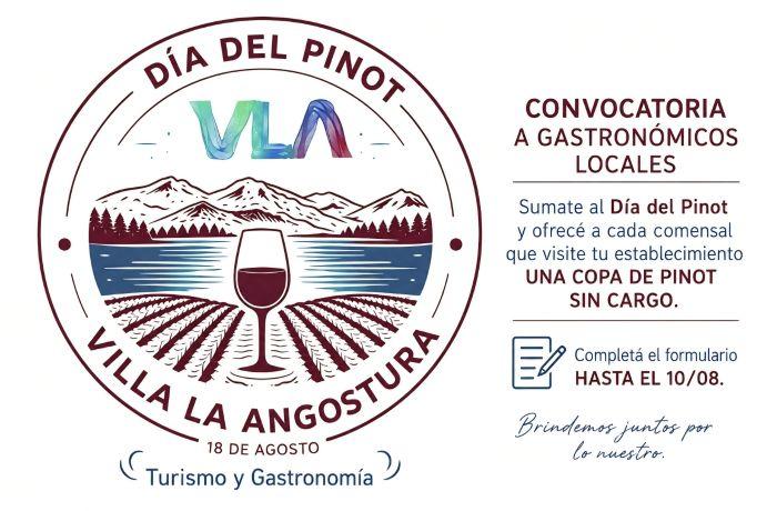 Día del Pinot: convocan a los establecimientos gastronómicos de Villa La Angostura